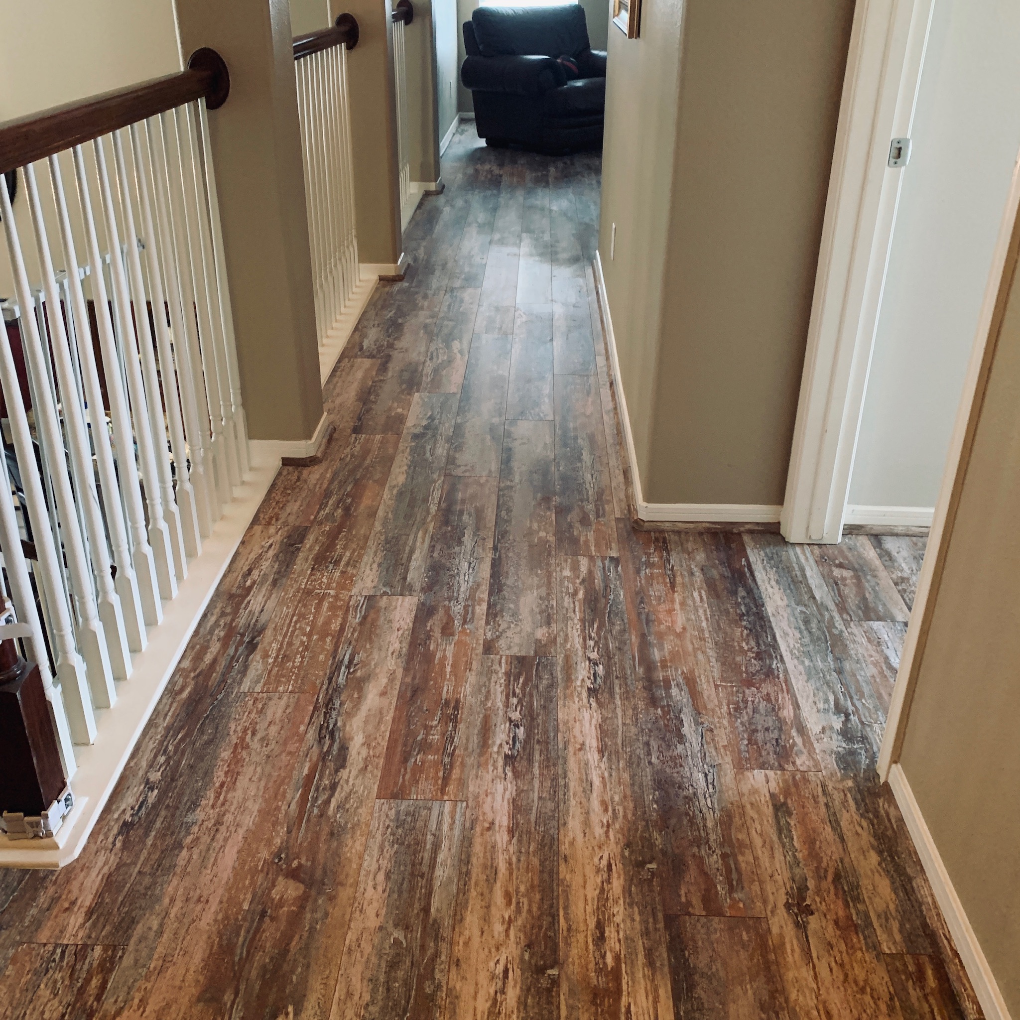 luxury vinyl installation, WFA's Custom Hardwood Floors, houston texas